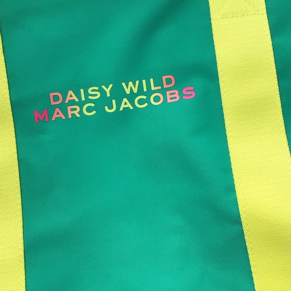 Marc Jacobs Green and Yellow Travel Bag, overnight bag - Picture 2 of 6